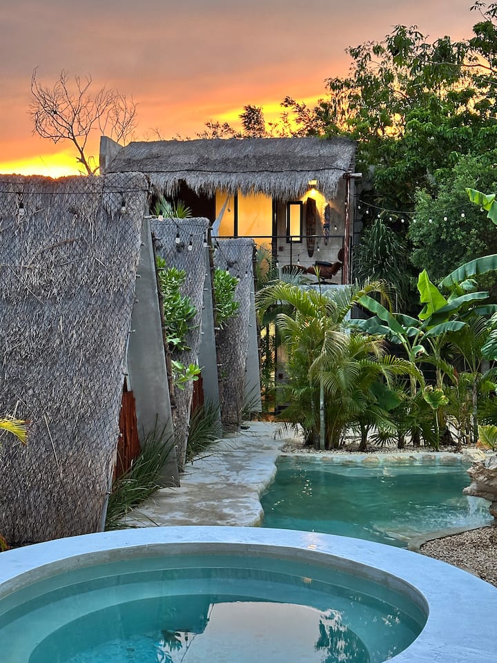 Aldea Pukna: Villa En La Selva Con Alberca Privada - Mexico