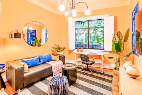 Successful Airbnb property: Parkside Designer 2BR Apt • Fast WiFi +Workspace in Cuauhtémoc