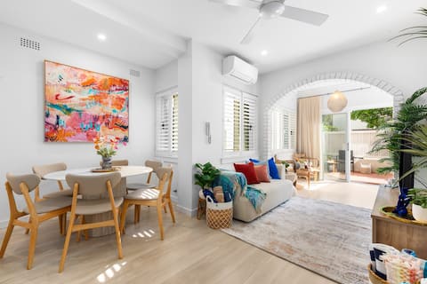 Spacious Ground Floor Bondi Apt, Patio, Parking Ac