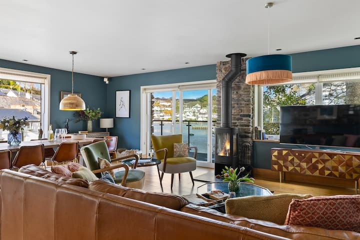 Tidal Waters | Stylish 4 Bed House | Noss Mayo - 데번
