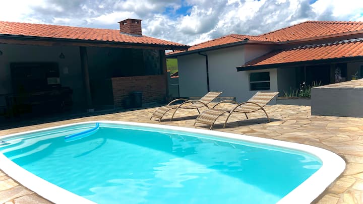 Chácara Completa C/ Piscina E ÁRea Gourmet. - Socorro