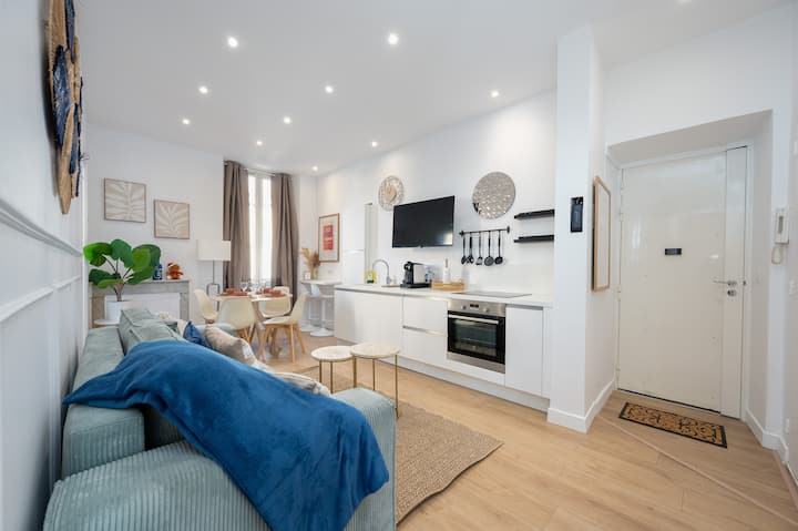 Apt Chic Cannes Forville  5 Min Palais & Port - Cannes