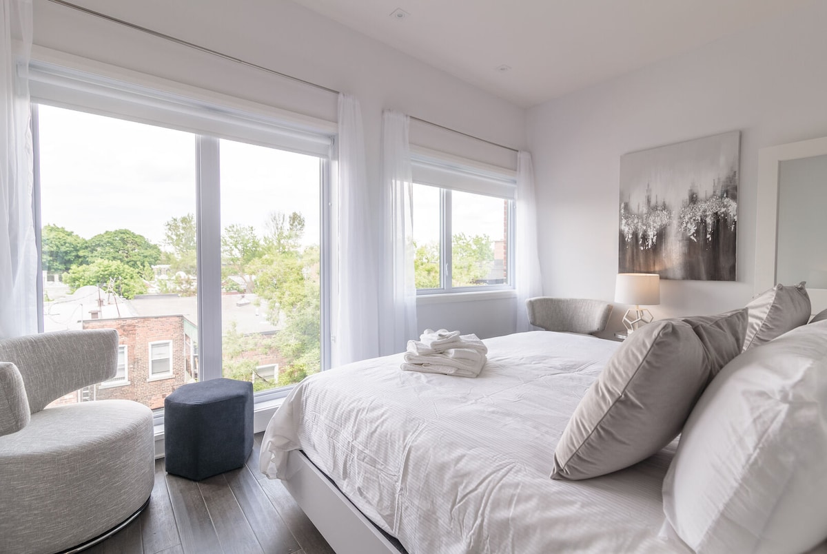 専用ジャグジー付きの高級ペントハウス - 借りられるアパート