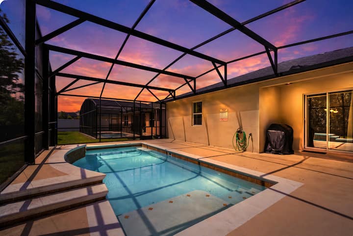 4 Bed | Close To Disney | Private Pool! - Kissimmee