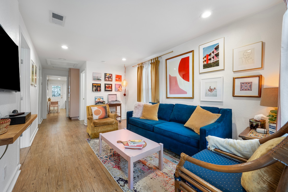 Walk to Downtown | 3BR Artsy Foodie Haven