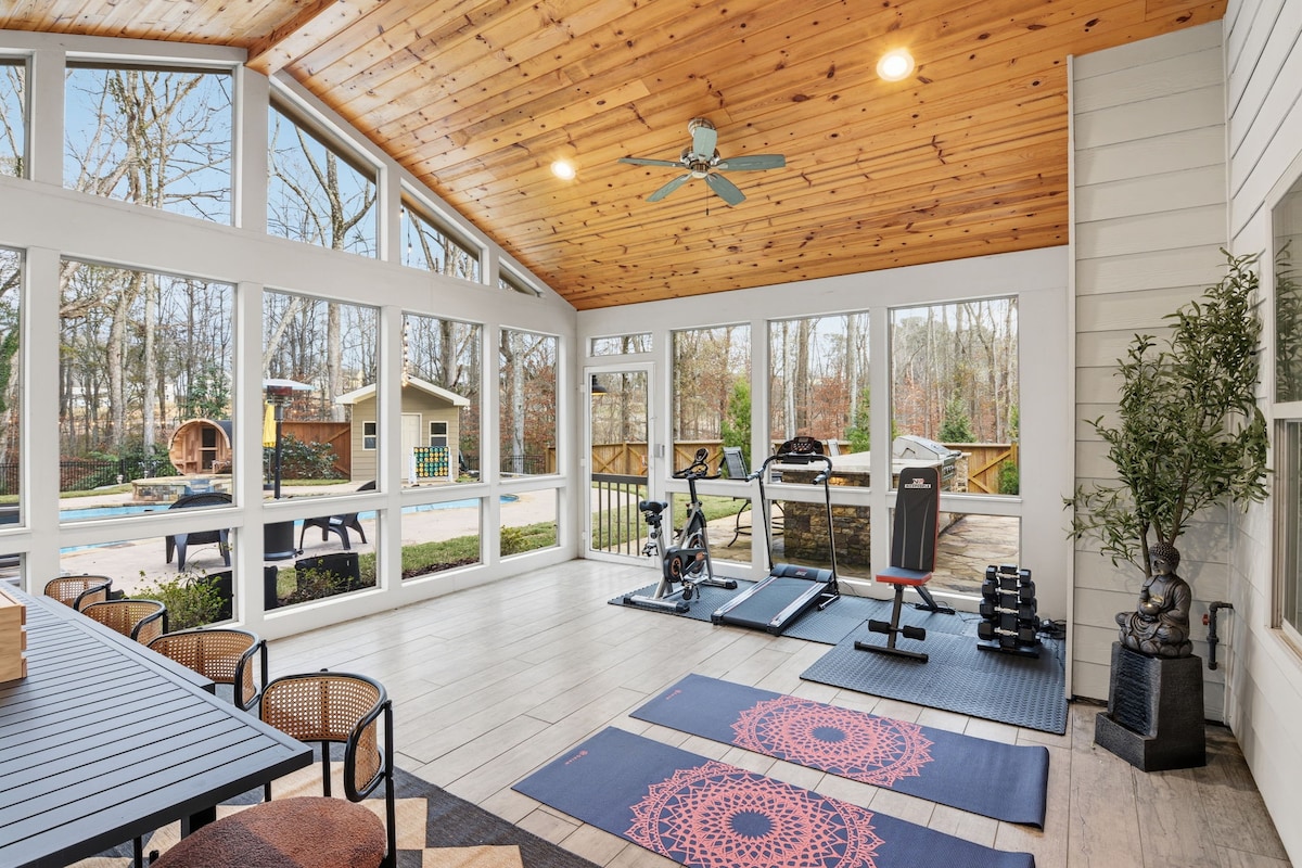 Wellness Home:Pool, Hot tub, Sauna, Theatre, Games