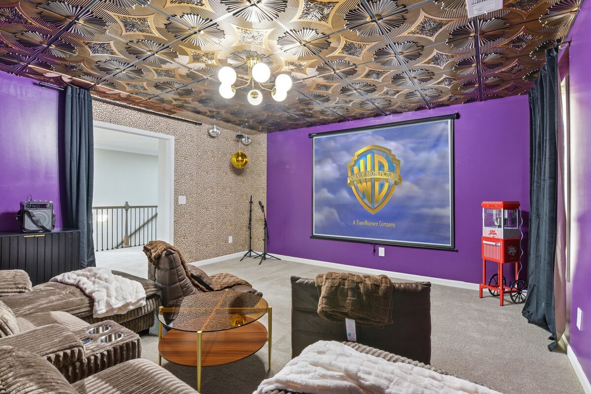 Wellness Home:Pool, Hot tub, Sauna, Theatre, Games