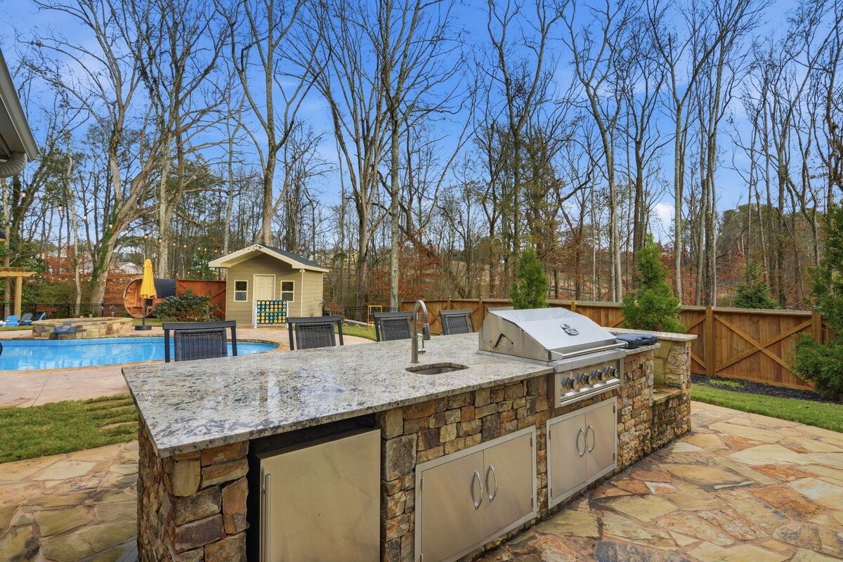 Wellness Home:Pool, Hot tub, Sauna, Theatre, Games