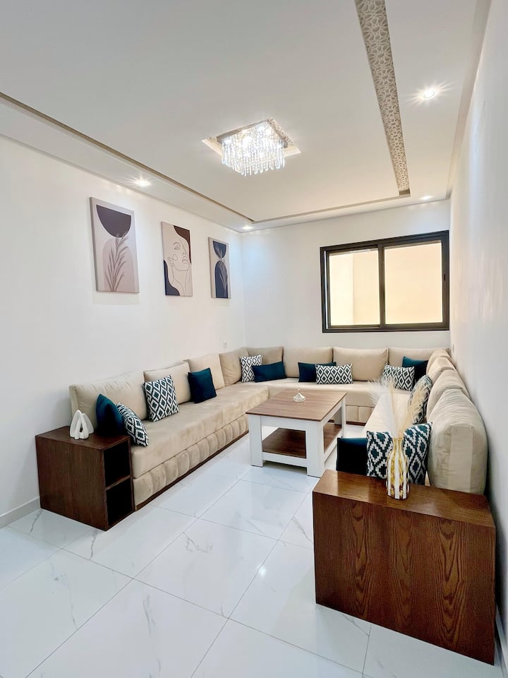 ÉLégant Appartement Premium En Résidence Sécurisée - Agadir