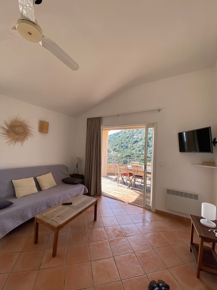F3+ N°11 - Stunning 2br Villa Palombaggia Sea View - Porto Vecchio