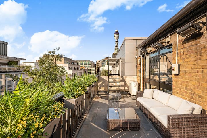 Central 2-bed Flat | Terrace + Ac | Sleeps 6 - Bloomsbury