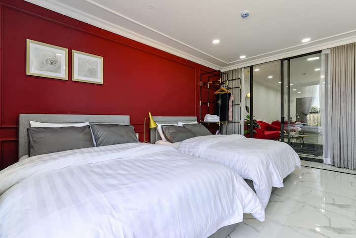 Căn Hộ Trung Tâm Đà Lạt- Bếp & Ban Công View đồI - 달랏