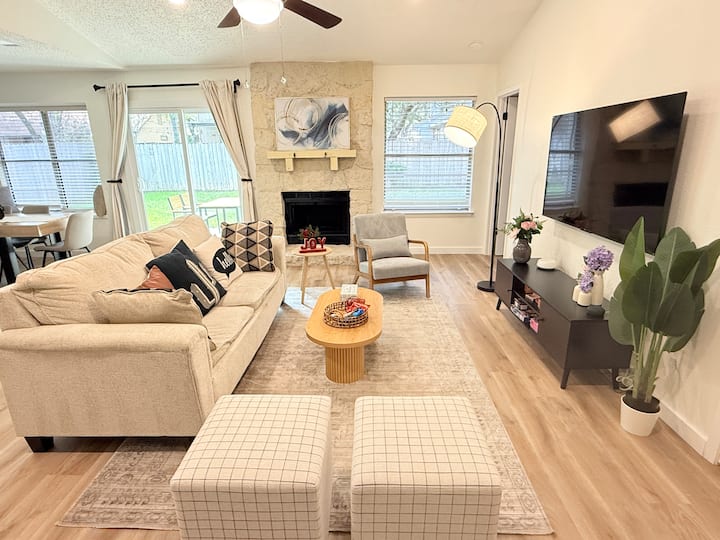 Bright & Cozy 3br Retreat • Perfect For Families - Cedar Park, TX