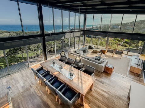 Designer Home, Pool, Ocean Views & Walk to Beach