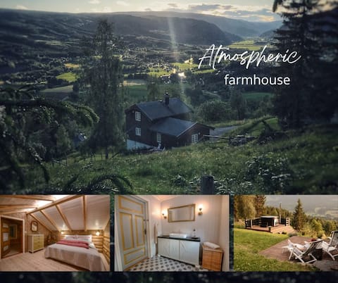 Atmospheric farm house with hot tub