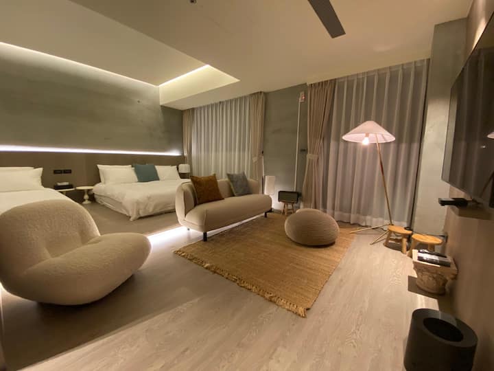 W House 民宿(5a 溫馨四人房) - Xincheng Township