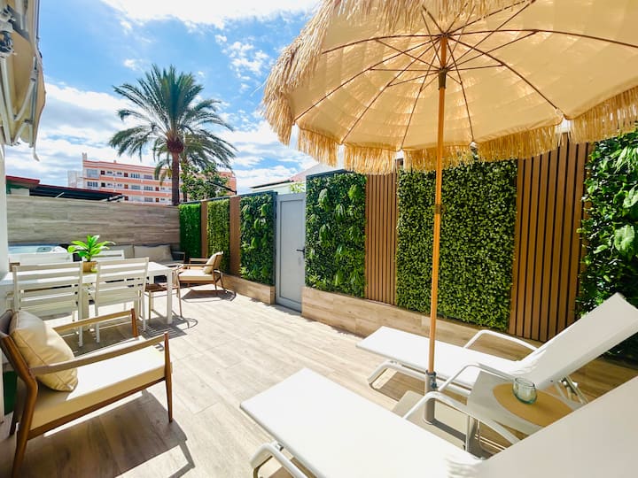 Oasis Beach Ll - Your Private Retreat With Jacuzzi - Maspalomas