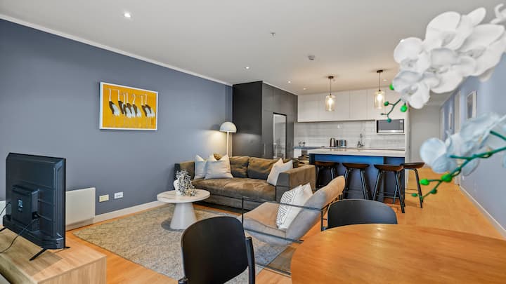 Stunning Skyline Cbd Luxe Home With 2 Carparks - Auckland