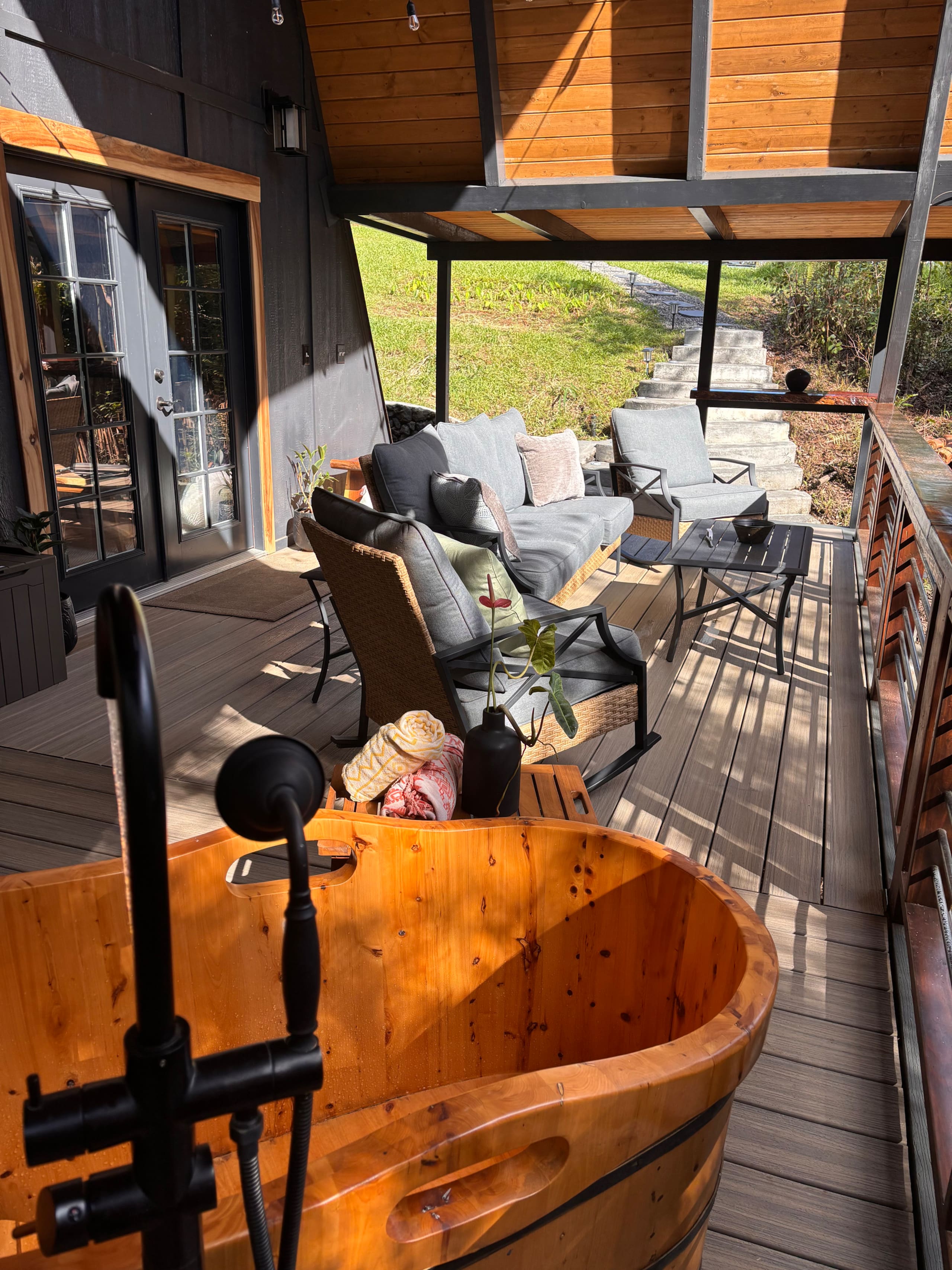 Private Waterfall Escape | Furo Tub/Outdoor Shower - Image 12