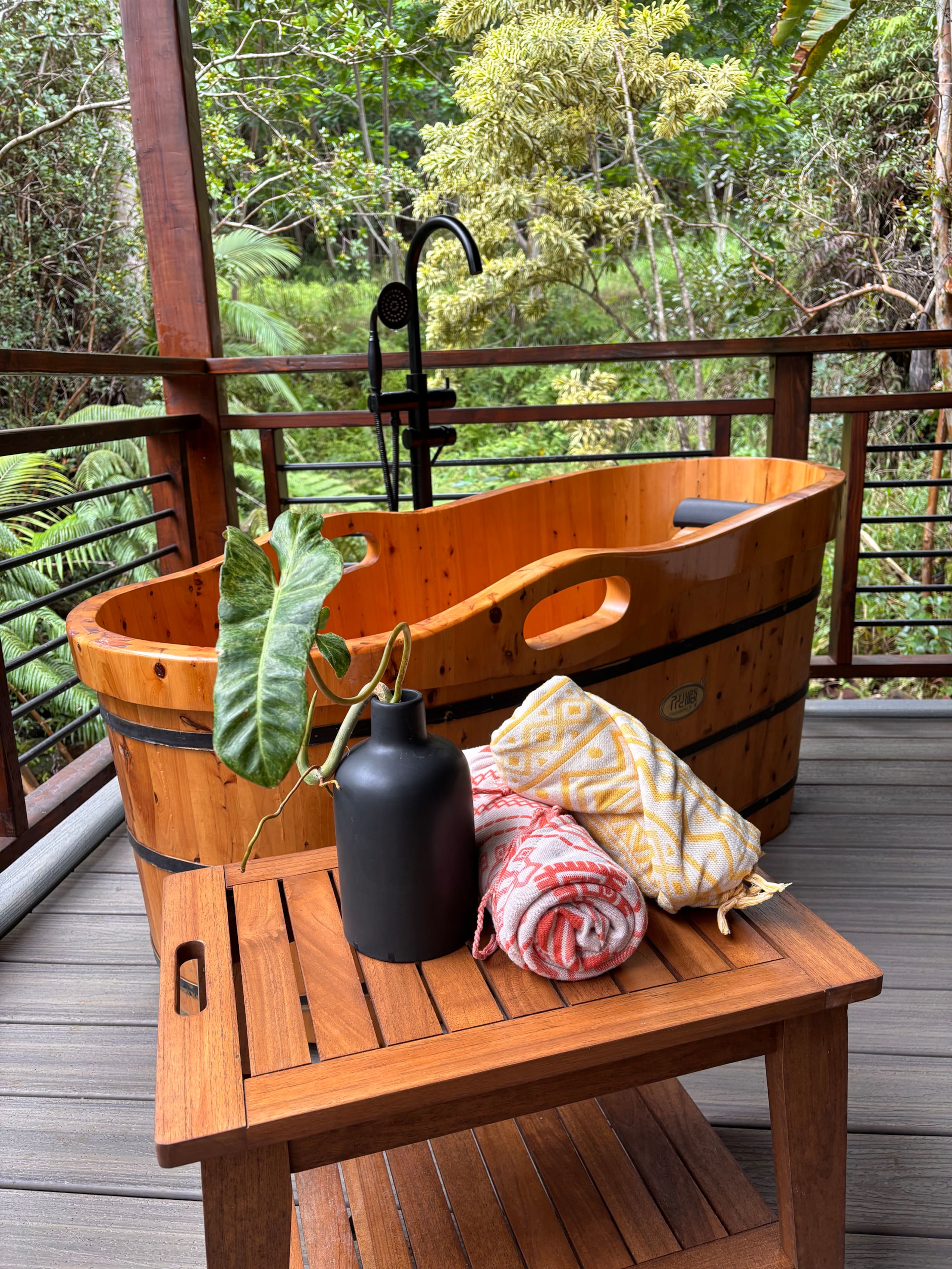 Private Waterfall Escape | Furo Tub/Outdoor Shower - Image 11