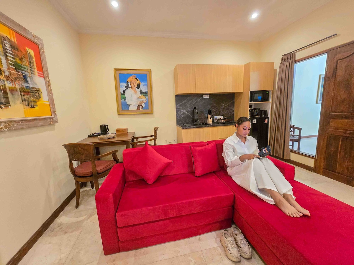 Rental unit in Denpasar Selatan · 1 bedroom · 1 bed · 1 bath, порівнянний Airbnb