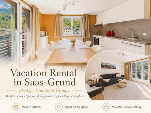 Family-Friendly Apartment with Mountain Views