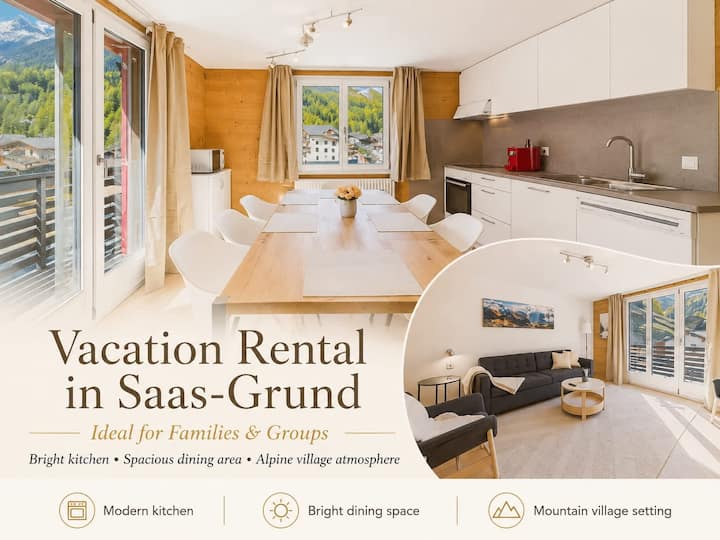 Location De Vacances Pour Familles Et Groupes - Saas-Grund
