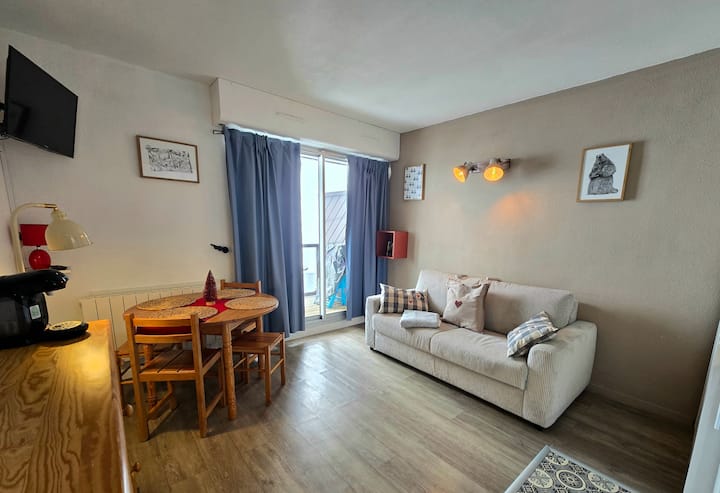 Etxe - Studio 4 Personnes - Résidence Face Sud - La Mongie