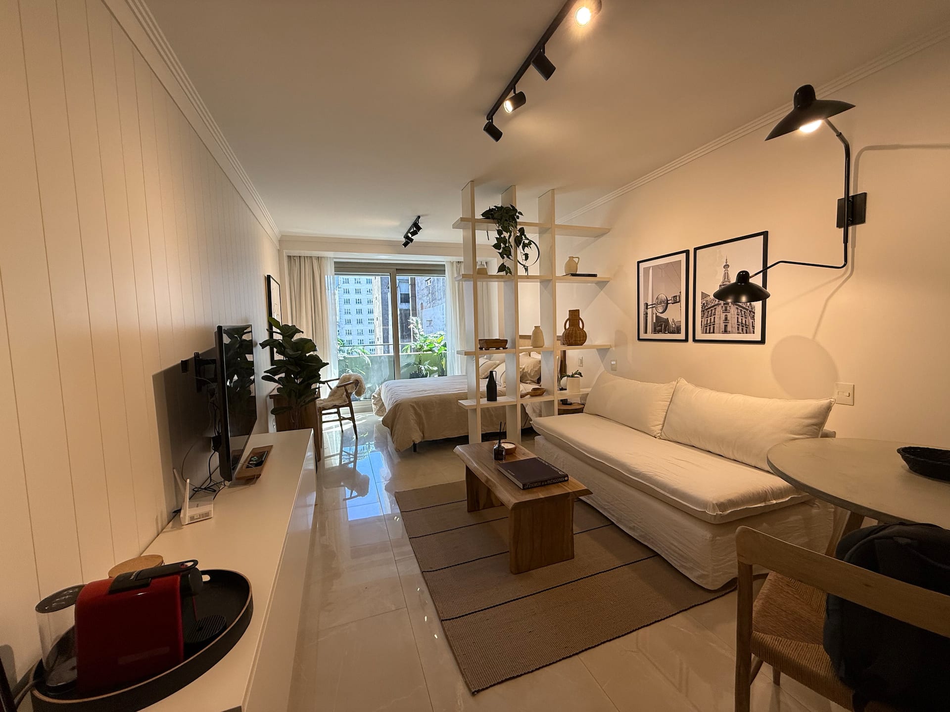 Квартира-студия в Recoleta с мебелью и доступом к spa