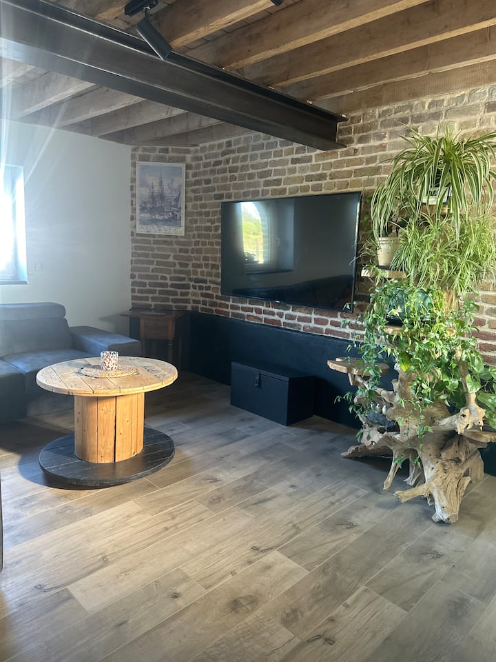 Gîte Au Calme Corp De Ferme
Terrasse•pmr• Barbecue - Pas-de-Calais