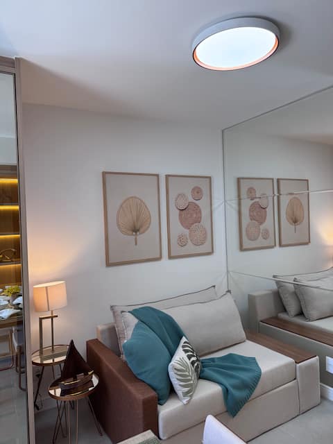 Airbnb em destaque: Brand new luxury studio! UFSC and UDESC with Garage em Trindade