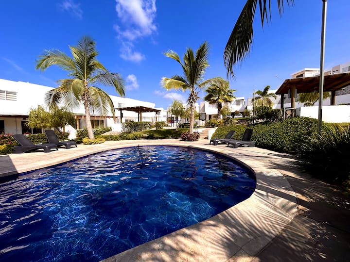 Casa Familiar Con Alberca Dos Cuadras De La Playa - Mexique