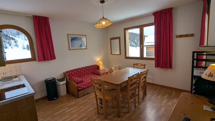 Appt 3p6. Vue Pistes, Ski Aux Pieds, Piscine, Wifi - Arvieux