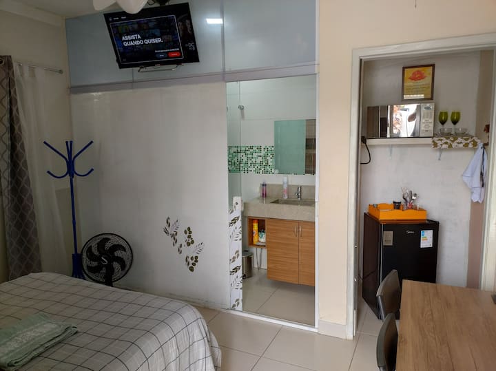 Suíte A, Ar Condicionado/ventilador/netflix/wi-fi - Jundiaí