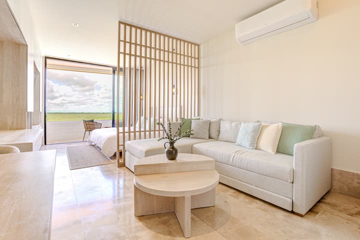 Oceanfront Studio With Pool - Puerto Morelos
