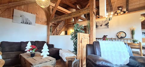 Annonce Airbnb populaire: the bear lodge! à Cohennoz