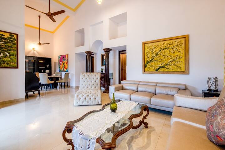 Casa Eva | 2bhk Portuguese Villa With Garden - Goa