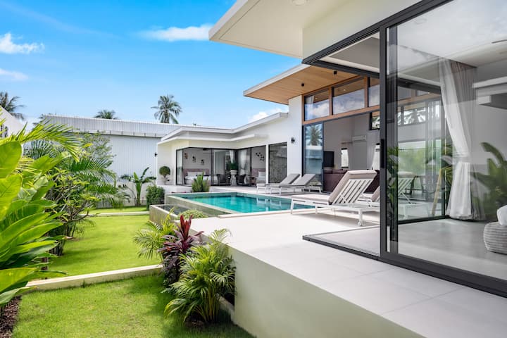 The Green Garden Villa, 3br Private Pool - Koh Samui