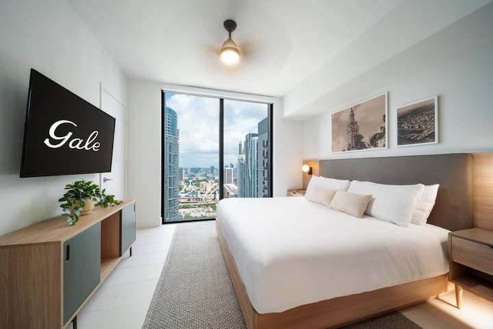 45th-floor Oceanview +Balcony - Rooftop Pool, Spa - Miami