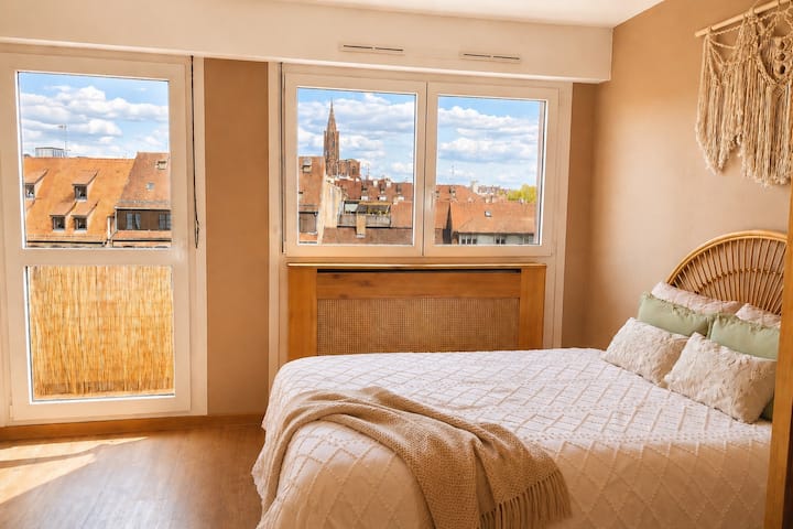 Vue Cathédrale, Petite France Studio Cosy - Estrasburgo