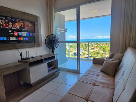 Top performing Airbnb: Sea view apartment in Praia do Sul with pool! in Ilhéus