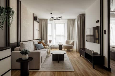 Top Airbnb: Bulvar by the Sea Gdańsk | 11th floor | Parking in Przymorze Wielkie