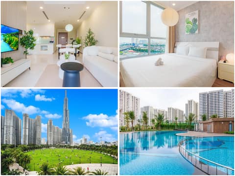 Charming Oasis near Landmark 81 2BR w/ Pool