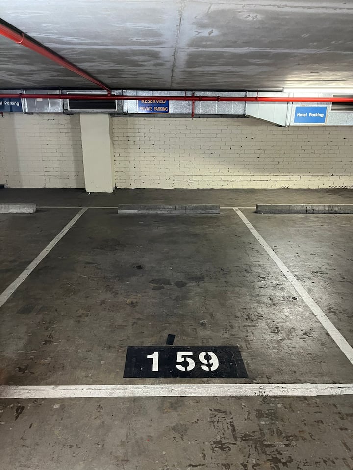 Private onsite parking.