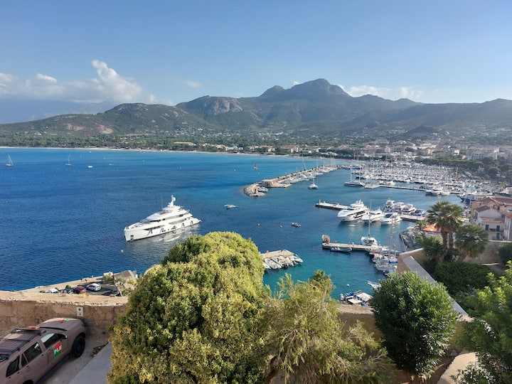 T3 Calvi 6 Pers Vue Citadelle, Terrasse Et Garage - Calvi