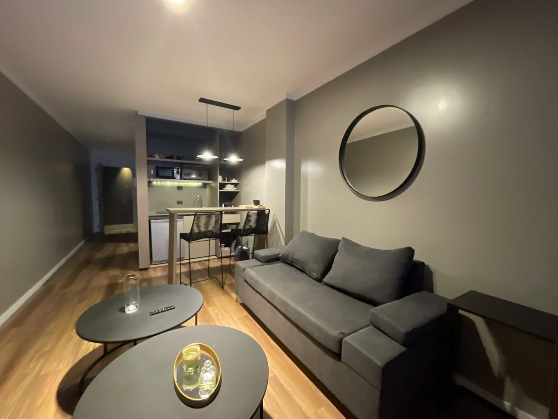 Studio con patio en Recoleta, con acceso a pileta, gimnasio y spa