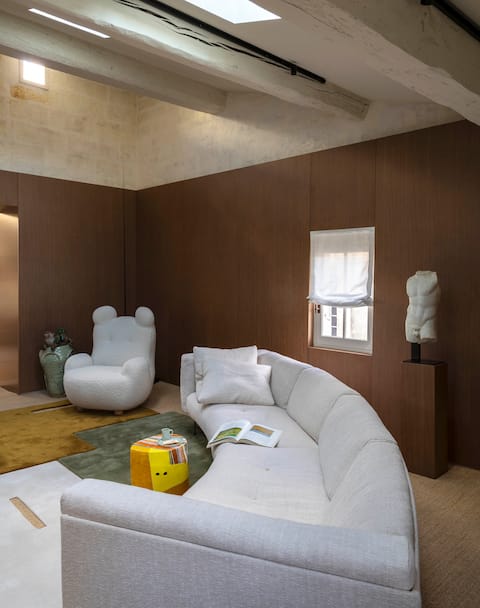 Top performing Airbnb: Art-Curated Penthouse with Rooftop Terrace, Center in Arles