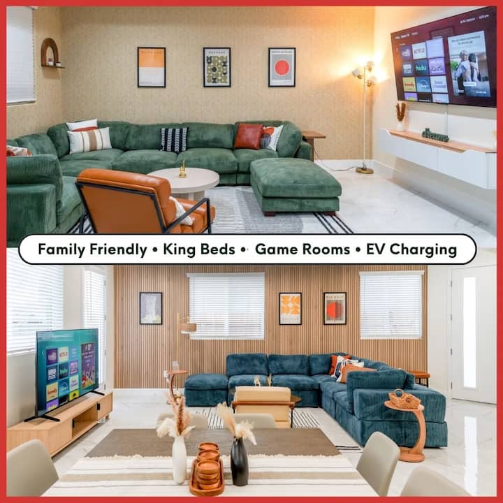 Disney Double Units Stay | Game Room, Ev Charger - 가든그로브