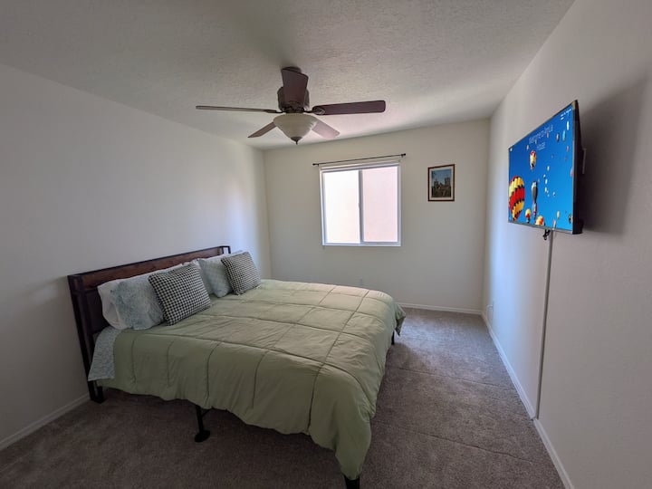 Bedroom 2 with a queen-size bed