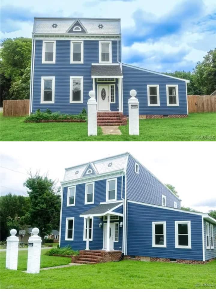 Spacious 6BR Retreat Near Downtown, VCU & Airport